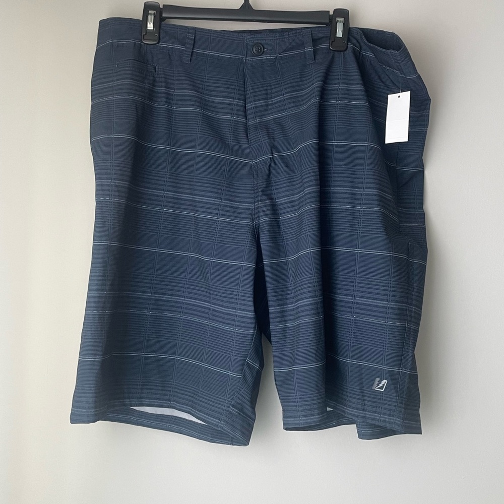 Men’s  Print Stretch Black Short Size XXL